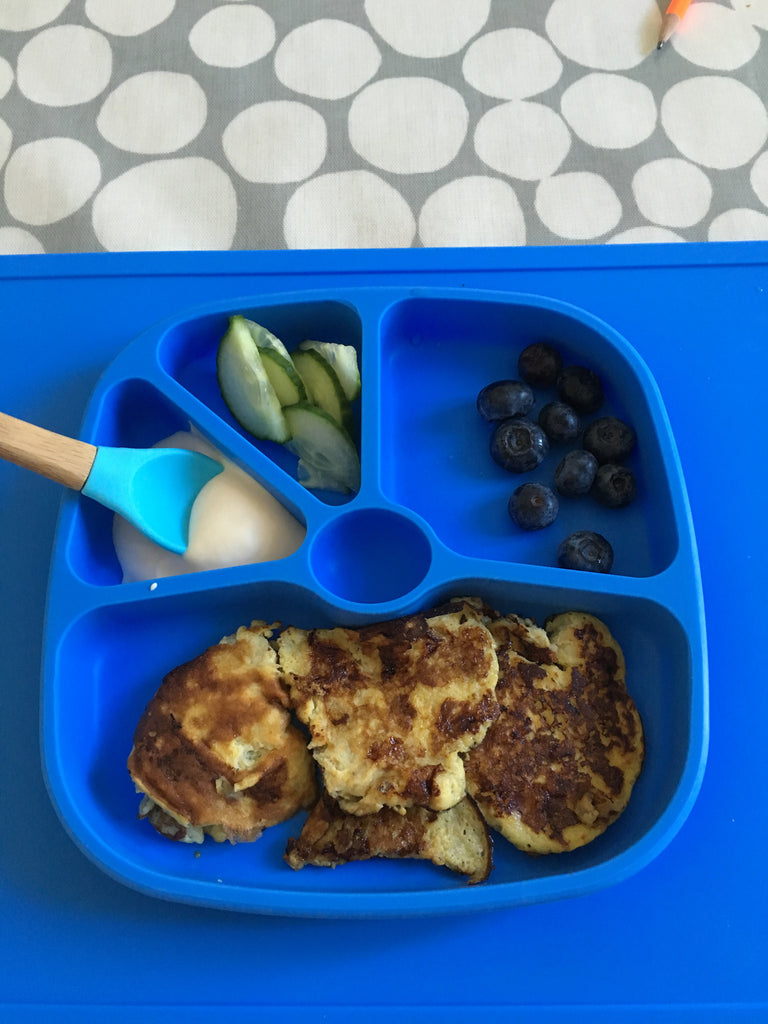 Banana and egg pancakes - two ingredients, two minutes...done!