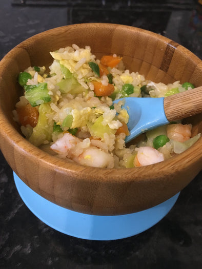 King prawn and vegetable fried rice