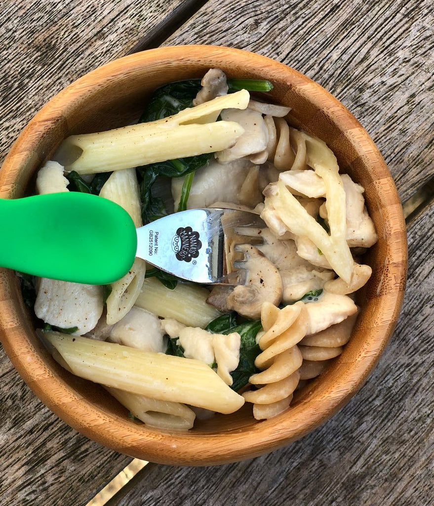 Creamy chicken pasta in 10 minutes