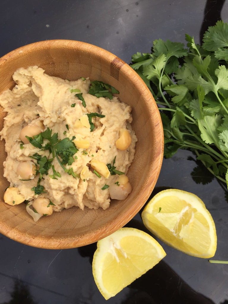 Homemade houmous