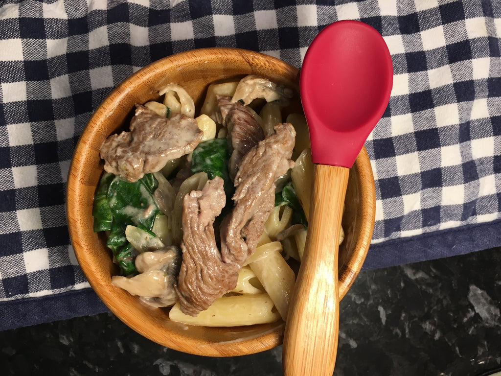 Beef stroganoff pasta